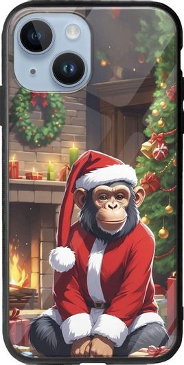 Θήκη Κινητού Back Cover για Apple iPhone 15 - Groove TPU - Xmas Animals - Chimpanzee