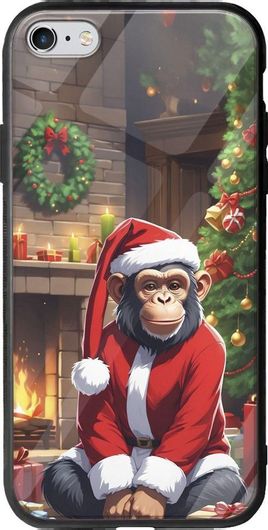 Θήκη Κινητού Back Cover για Apple iPhone 6 / 6s - Groove TPU - Xmas Animals - Chimpanzee