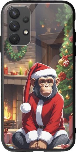 Θήκη Κινητού Back Cover για Samsung Galaxy A32 - Groove TPU - Xmas Animals - Chimpanzee