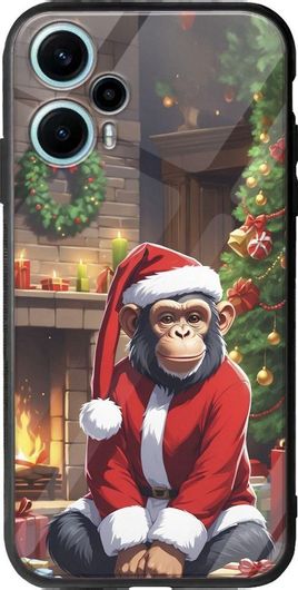 Θήκη Κινητού Back Cover για Xiaomi Poco F5 - Groove TPU - Xmas Animals - Chimpanzee