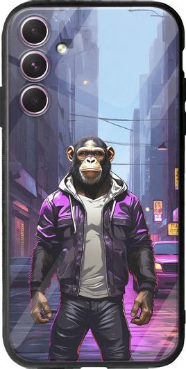 Θήκη Κινητού Back Cover για Samsung Galaxy A14 5G - Groove TPU - Street Animals - Chimpanzee