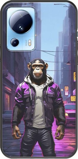 Θήκη Κινητού Back Cover για Xiaomi 13 Lite - Black TPU - Street Animals - Chimpanzee