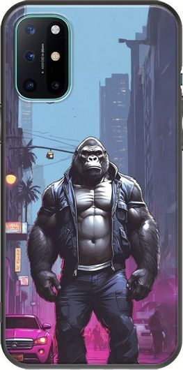 Θήκη Κινητού Back Cover για OnePlus 8T - Black TPU - Street Animals - Gorilla