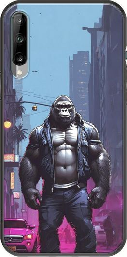 Θήκη Κινητού Back Cover για Samsung Galaxy A30s - Black TPU - Street Animals - Gorilla