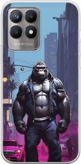 Θήκη Κινητού Back Cover για Realme 8i - Flexible TPU - Street Animals - Gorilla