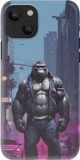Θήκη Κινητού Back Cover για Apple iPhone 14 Plus - Hard Plastic - Street Animals - Gorilla