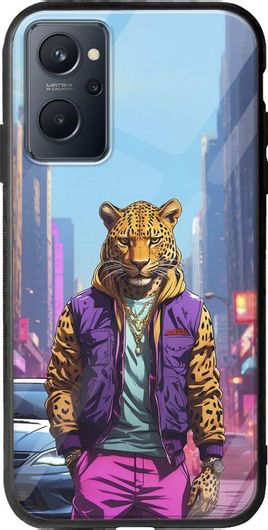 Θήκη Κινητού Back Cover για Realme 9i - Groove TPU - Street Animals - Leopard