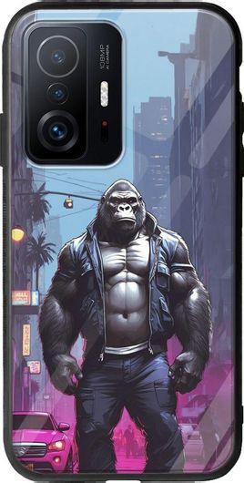 Θήκη Κινητού Back Cover για Xiaomi 11T / 11T Pro - Groove TPU - Street Animals - Gorilla