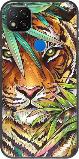 Θήκη Κινητού Back Cover για Xiaomi Redmi 9C - Black TPU - Wild Tiger
