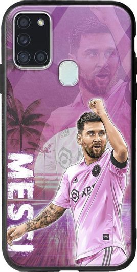 Θήκη Κινητού Back Cover για Samsung Galaxy A21s - Groove TPU - Football Stars - Lionel Messi Miami