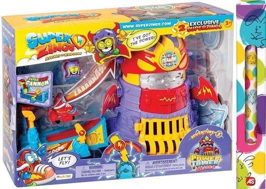 Παιχνιδολαμπάδα AS Superzings Περιπέτεια Power Tower Assault για 3+ Ετών
