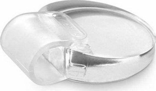 Στοπ Πόρτας Inofix Αυτοκόλλητο Πλαστικό 18x41x52mm Διάφανο