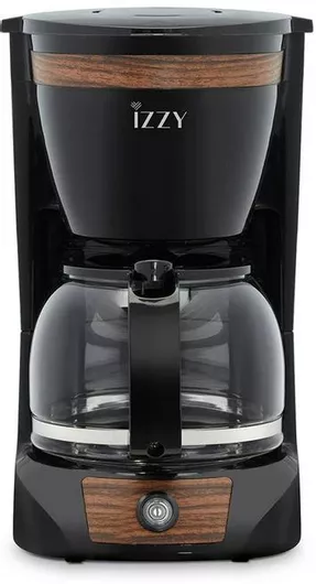 Καφετιέρα Φίλτρου Izzy C108S 950W 1.25lt Μαύρο