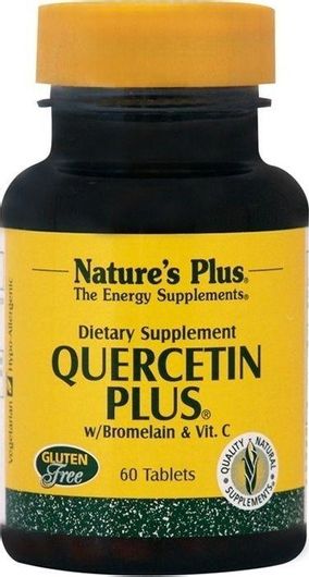 Nature's Plus Quercetin Plus with Bromelain & Vit. C 60 Ταμπλέτες