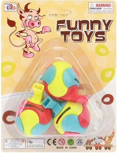 Μουσικό Παιχνίδι Perfectoys Σφυρίχτρα Σετ 3τμχ για 3+ Ετών