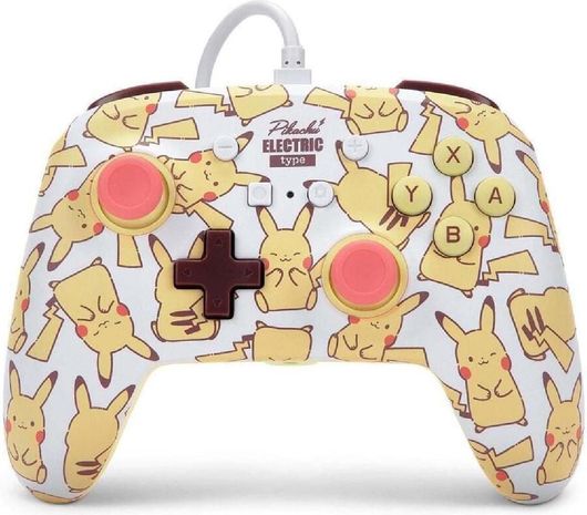 PowerA Enhanced Wired Gamepad για Switch Pikachu Blush