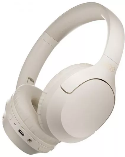 Headphones QCY H2 Pro Ασύρματα Bluetooth Over Ear με 60 ώρες Λειτουργίας Λευκό