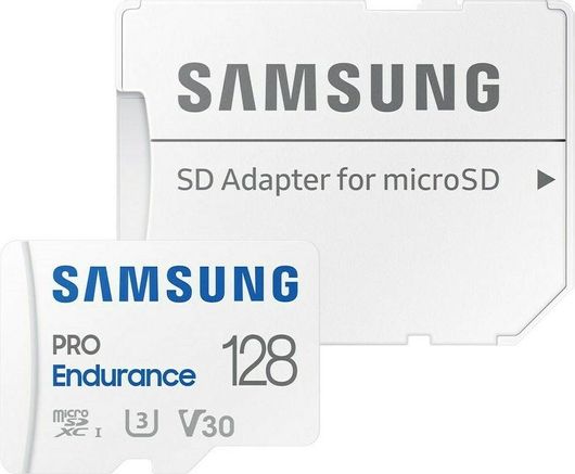 Samsung Pro Endurance 2022microSDXC 128GB Class 10 U3 V30 UHS-I με αντάπτορα