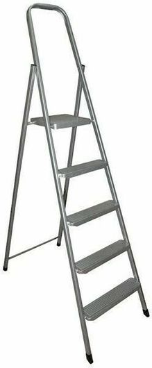 Σκάλα Απλή Νεοτεχνική Σιδήρου Τύπου Λάμδα 4+1 Σκαλοπάτια 1.33cm