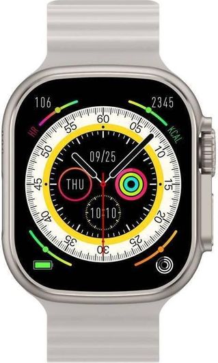 Smartwatch Riversong 8 SW808G Ultra Light Gray / Orange Strap