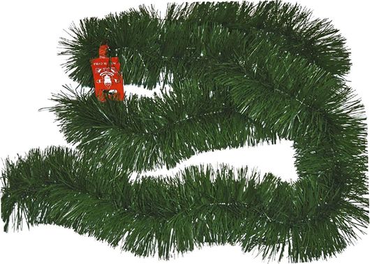 Χριστουγεννιάτικη Γιρλάντα XMASfest Πλαστική Πράσινο 9cm x 2m