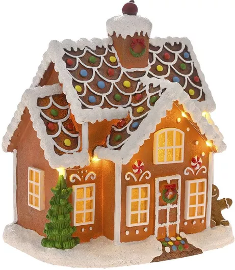 Χριστουγεννιάτικη Παράσταση Iliadis Σπιτάκι Μπαταρία 27x25x17cm