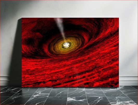 Πίνακας An artist's impression of GRO J1655-40 (1999 and 2001) illustrated photo by... 180x120