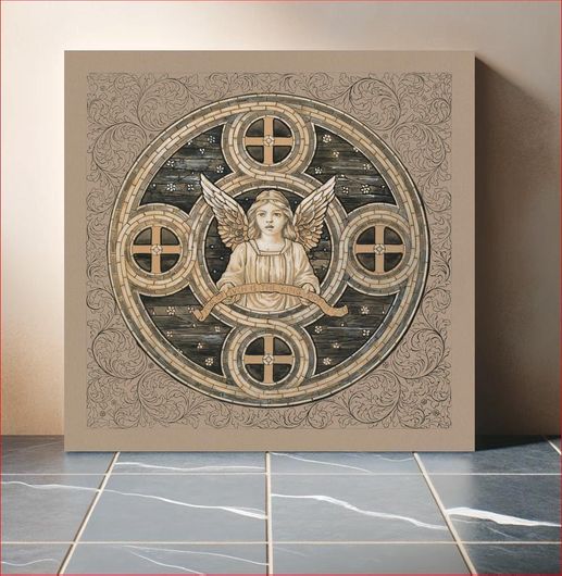 Πίνακας Study for Memorial Window in Church at Oceanic, New Jersey (1889) by Francis Augustus... 90x90