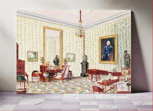 Πίνακας The Study of Grand Duchess Cecilia von Oldenberg (1839) by Ernst Christian Anton von... 150x100