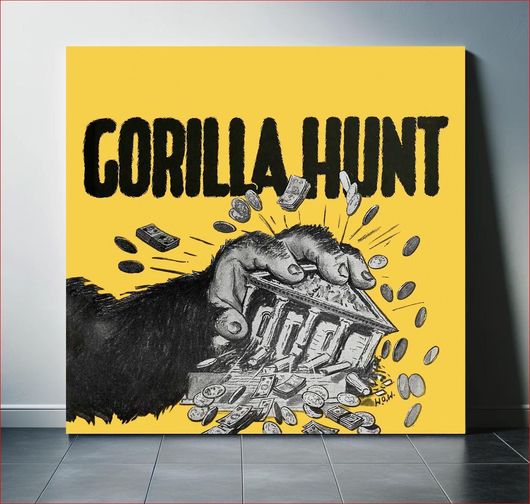 Πίνακας The Gorilla Hunt ad, Exhibitor's Herald (1926) chromolithograph by Exhibitors Herald... 120x120