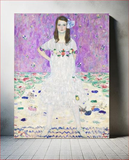 Πίνακας Gustav Klimt's Mäda Primavesi (ca. 1912–1913). Famous artwork, original from The MET... 50x80