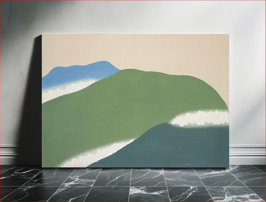 Πίνακας Green mountains from Momoyogusa–Flowers of a Hundred Generations (1909) by Kamisaka Sekka 120x80