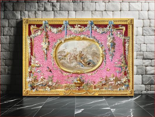 Πίνακας Tapestry: Venus at the Forge of Vulcan (1775-1778) in high resolution by François Boucher 65x40