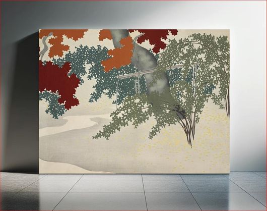 Πίνακας Maple from Momoyogusa–Flowers of a Hundred Generations (ca. 1909–1910) by Kamisaka Sekka 40x30