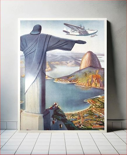 Πίνακας Clipper Rio Poster (2015) chromolithograph art by San Diego Air & Space Museum Archives 40x50