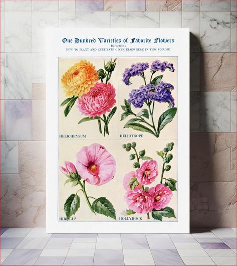 Πίνακας Flower watercolor illustration. The Open Door to Independence (1915) by Thomas E. Hill 50x80