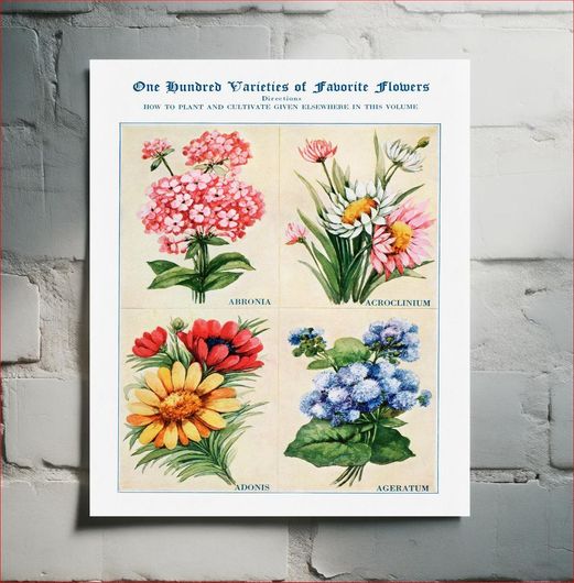 Πίνακας Flower watercolor illustration. The Open Door to Independence (1915) by Thomas E. Hill 130x200