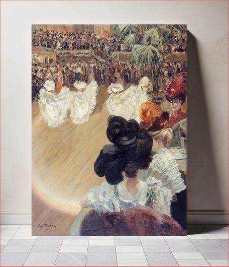 Πίνακας Quadrille at the Tabarin Ball (1906) by Louis Abel-Truchet. The City of Paris' Museums 50x80