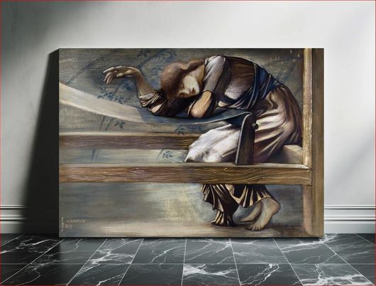 Πίνακας The Briar Rose Series - Study for 'The Garden Court' (1889) by Sir Edward Burne–Jones 30x20