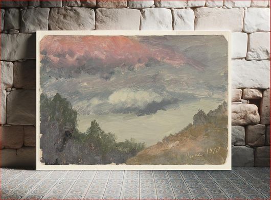 Πίνακας Clouds over Church's farm, Hudson N.Y. by Frederic Edwin Church, American, 1826–1900 150x100