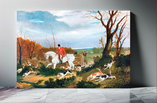 Πίνακας The Suffolk Hunt. Going to Cover near Herringswell (1833) by John Frederick Herring 65x40
