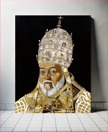 Πίνακας Portrait of Pope Clement VIII (Ippolito Aldobrandini) (1600-1601) by Jacopo Ligozzi 40x65