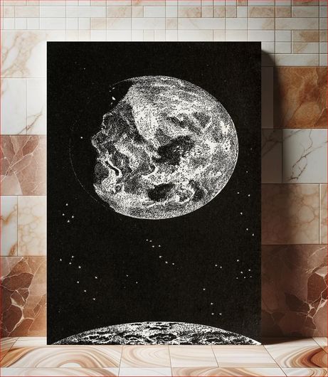 Πίνακας The story of the sun, moon, and stars (1898) chromolithograph art by Agnes Giberne 100x150