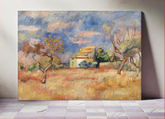 Πίνακας Dovecote at Bellevue (Pigeonnier de Bellevue) (1888–1889) by Pierre-Auguste Renoir 170x115