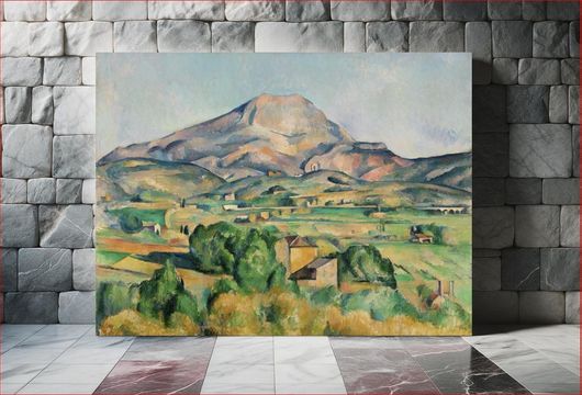 Πίνακας Mont Sainte-Victoire (La Montagne Sainte-Victoire) (ca. 1892–1895) by Paul Cézanne 150x100