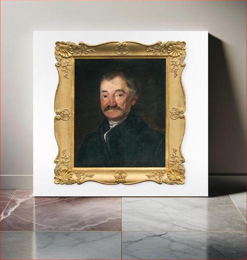 Πίνακας Portrait of an elderly man (1850–1860), vintage painting by Friedrich von Amerling 70x70