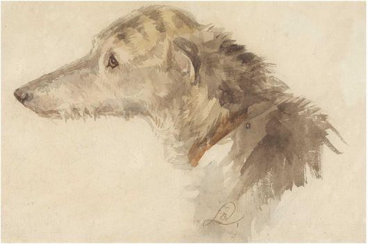 Πίνακας An Irish Wolfhound 90x60