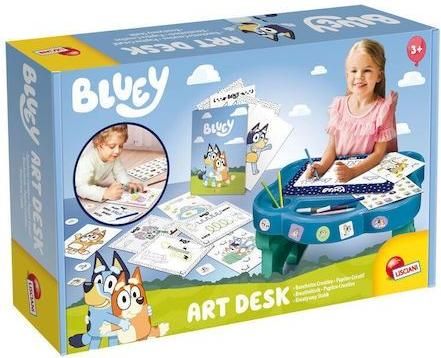 Παιδικό Τραπεζάκι Bluey για Ζωγραφική Πλαστικό Μπλε