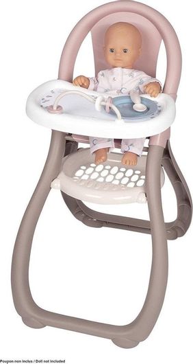 Μωρό Κούκλα Smoby Έπιπλα High Chair για 18+ Μηνών