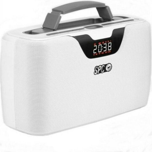 Φορητό Ηχοσύστημα SPC 4503B με Bluetooth / USB / Ραδιόφωνο Λευκό
